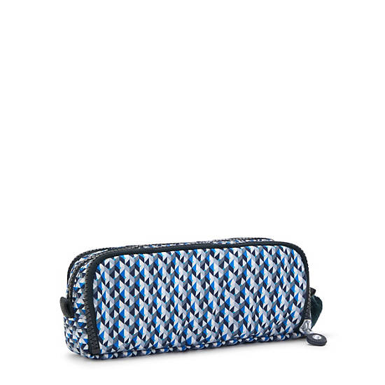 Kipling Gitroy Classic Printed Pencil Case Táska Kék | HU 1899VR